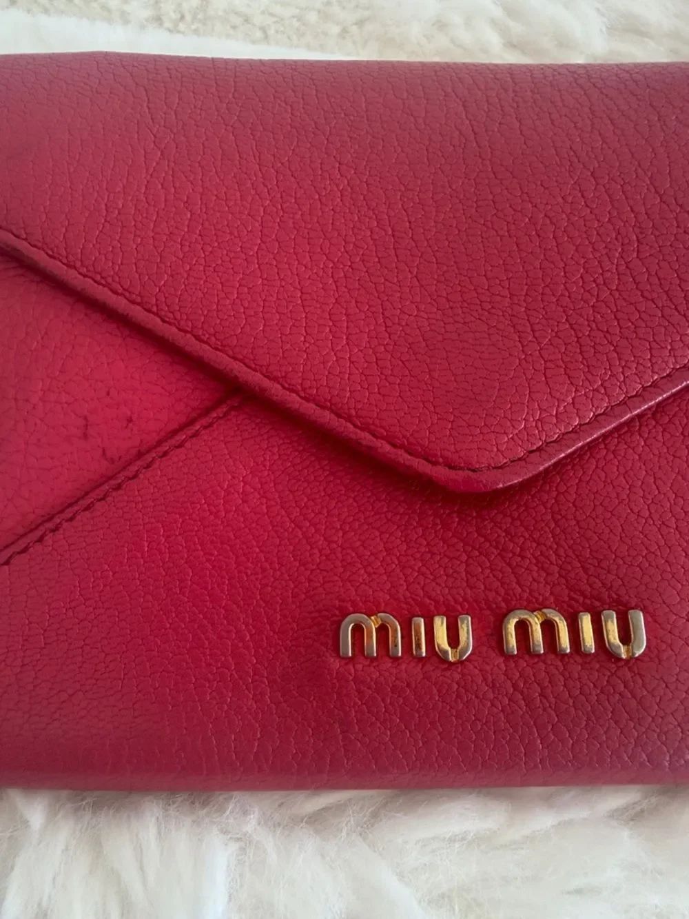 Miu Miu Raspberry Pink Envelope Wallet - Picture 17 of 17